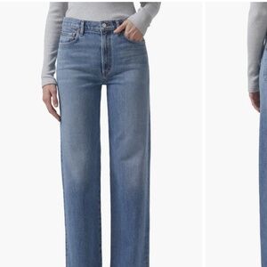 AGOLDE Harper Wide Leg Jeans (Flash)